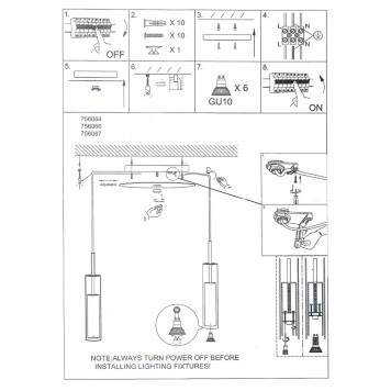 Люстра Lightstar Cilino 756064-2