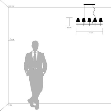 Люстра Lightstar Diafano 758107-1