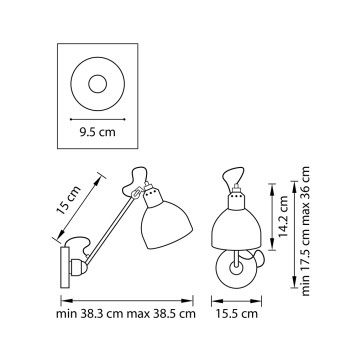 Бра Lightstar Loft 765608-3