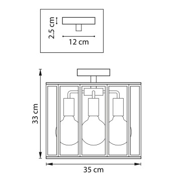 Светильник потолочный Lightstar Genni 798237-2