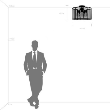 Светильник потолочный Lightstar Genni 798257-4