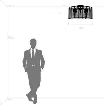 Светильник потолочный Lightstar Genni 798281-1