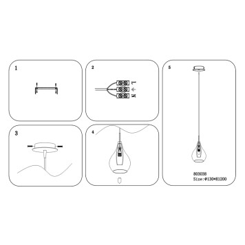 Люстра Lightstar Pentola 803039-3