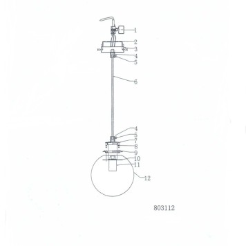 Люстра Lightstar Dissimo 803112-6