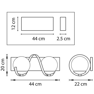Бра Lightstar Globo 803627-1
