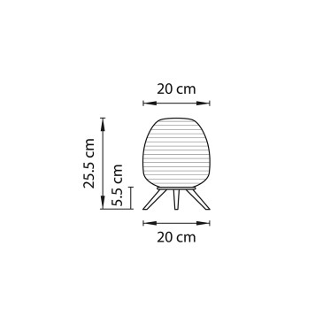 Лампа настольная Lightstar Arnia 805911-3