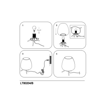 Лампа настольная Lightstar Arnia 805911-4