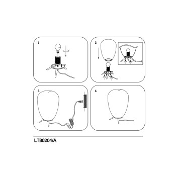 Лампа настольная Lightstar Arnia 805912-3