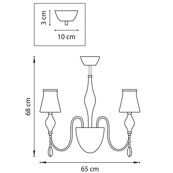 Светильник потолочный Lightstar Escica 806050-3