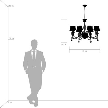 Люстра Lightstar Escica 806080-3