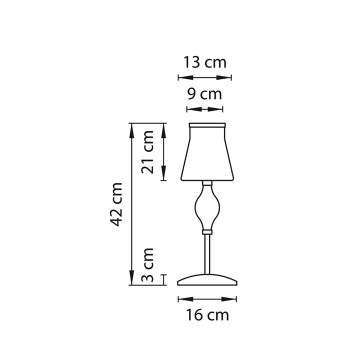Лампа настольная Lightstar 806910-2