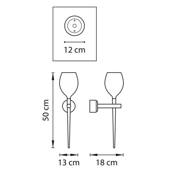 Бра Lightstar Meta Duovo 807610-3
