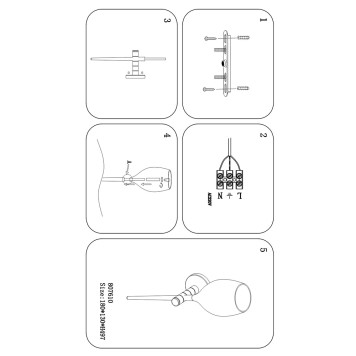 Бра Lightstar Meta Duovo 807610-5