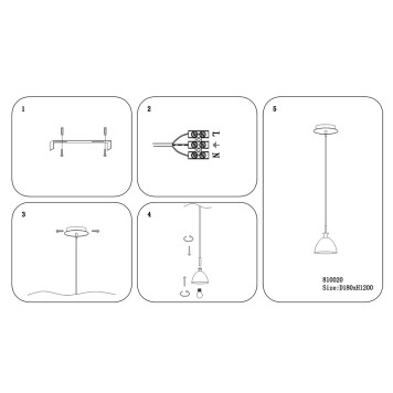 Люстра Lightstar Agola 810023-4