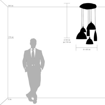 Люстра Lightstar Agola 810160-1