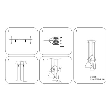 Люстра Lightstar Agola 810160-3