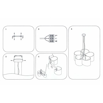 Люстра Lightstar Pittore 811150-4