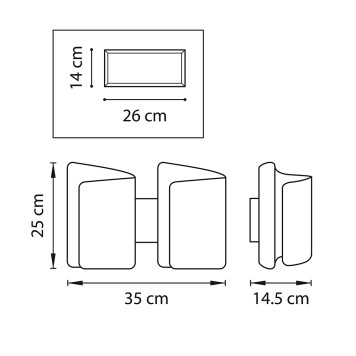 Бра Lightstar 811627-3