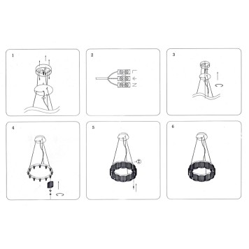 Люстра Lightstar Nibbler 812126-1