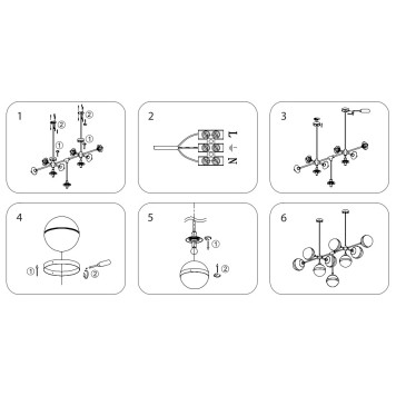 Люстра Lightstar Globo 813197-8