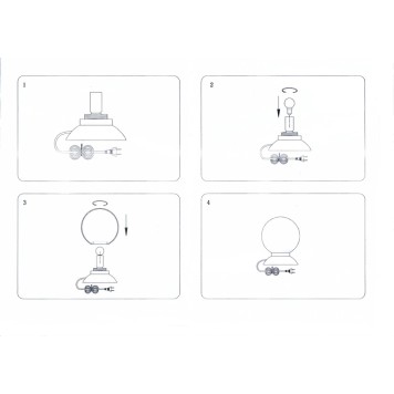 Лампа настольная Lightstar Globo 813913-7