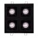 Светильник точечный Lightstar Domino Quadro MR16 D54707070707