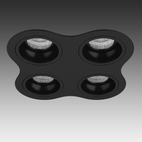 Светильник точечный Lightstar Domino Round MR16 D64707070707