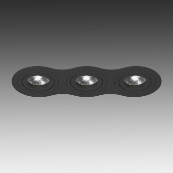 Светильник точечный Lightstar Intero 16 Triple Round i637070707