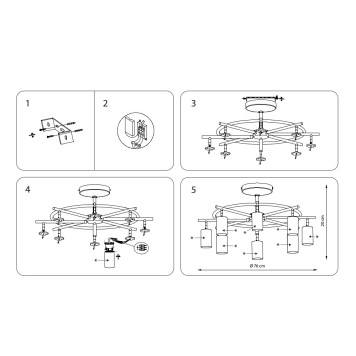 Светильник потолочный Lightstar Rullo LR7183781-3