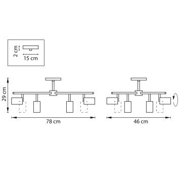 Светильник потолочный Lightstar Rullo LR728318-2