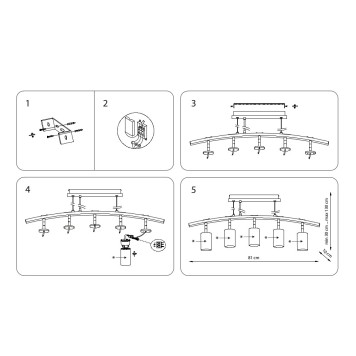 Люстра Lightstar Rullo LR7353628730-2