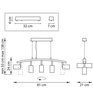 Люстра Lightstar Rullo LR735373362-3