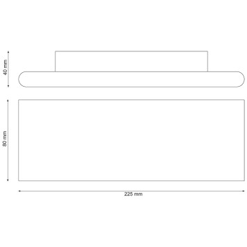 Настенный светильник Lucia Tucci Aero W205 bianco LED-1