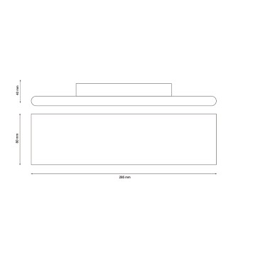 Настенный светильник Lucia Tucci Aero W206 bianco LED-1