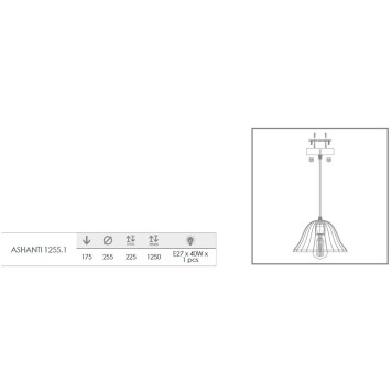 Люстра Lucia Tucci Ashanti 1255.1-3