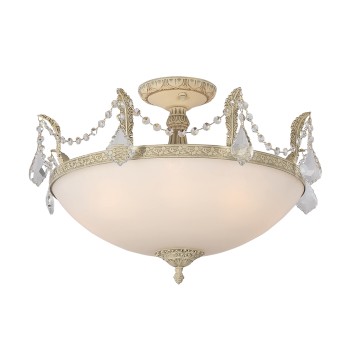 Светильник потолочный Lucia Tucci Barletta 181.8 D620 cream white