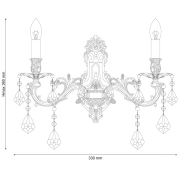 Бра Lucia Tucci Barletta W122.2 antique-1