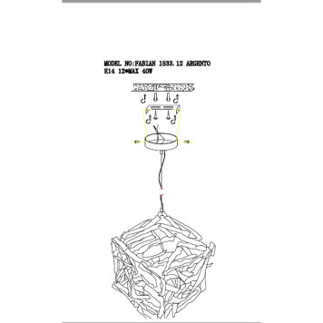 Люстра Lucia Tucci Fabian 1533.12 ARGENTO-2