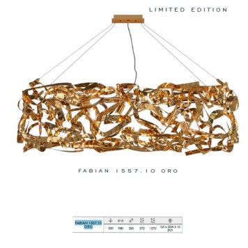 Люстра Lucia Tucci Fabian 1557.10 ORO-2