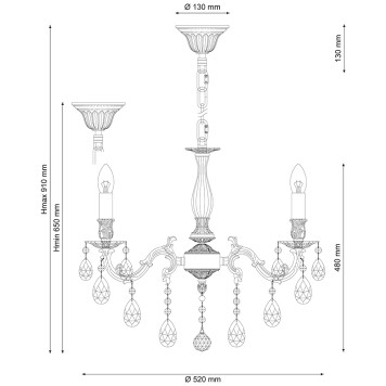 Люстра Lucia Tucci Firenze 141.5 cream white-1