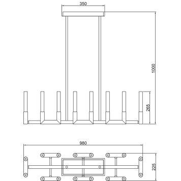 Люстра Lucia Tucci Flop 3390.16 chrome-1