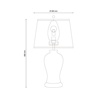 Лампа настольная Lucia Tucci Harrods T934.1-1