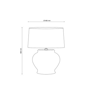 Лампа настольная Lucia Tucci Harrods T938.1-2