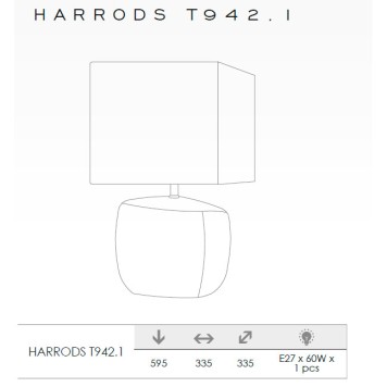 Лампа настольная Lucia Tucci Harrods T942.1-1