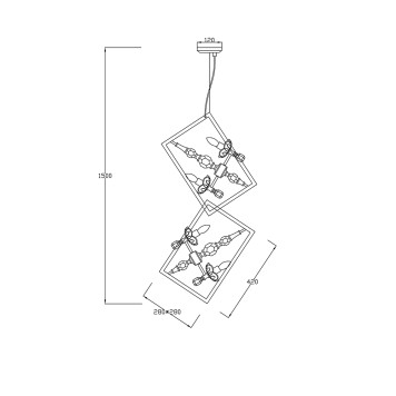 Люстра Lucia Tucci Inessa 3850.8 silver-2