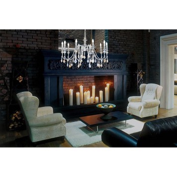 Люстра Lucia Tucci Maya 4450.10 chrome-2