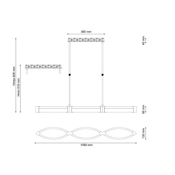 Люстра Lucia Tucci Modena 172.3 LED-1