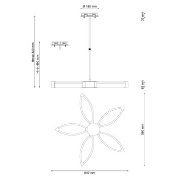 Люстра Lucia Tucci Modena 172.5 LED-1