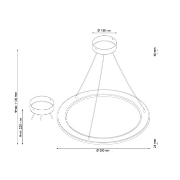 Люстра Lucia Tucci Modena 173.1 LED-1