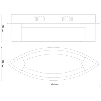Бра Lucia Tucci Modena W172.1 Large LED400-1
